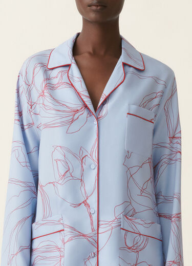 Fabiana Filippi Camicia in twill di seta, azzurro Azzurro CAD216F271M3030000