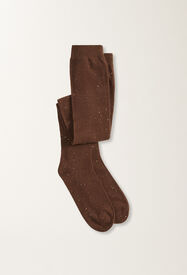 Fabiana Filippi Calcetines de lana con lentejuelas, ébano MARRÓN SAD215A862L5570000