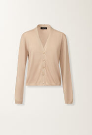 Fabiana Filippi Cardigan en cachemire et soie, érable BEIGE MAD215F009N9070000