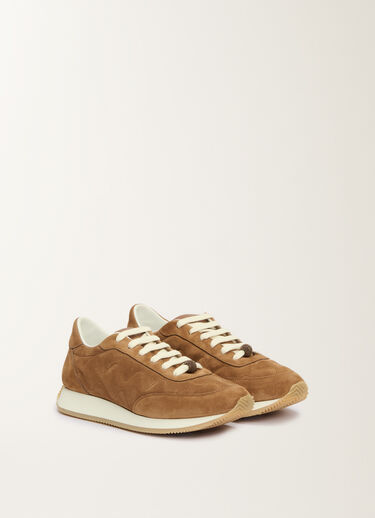 Fabiana Filippi Quilted suede running shoes, wicker BROWN ASD215A804L8340000