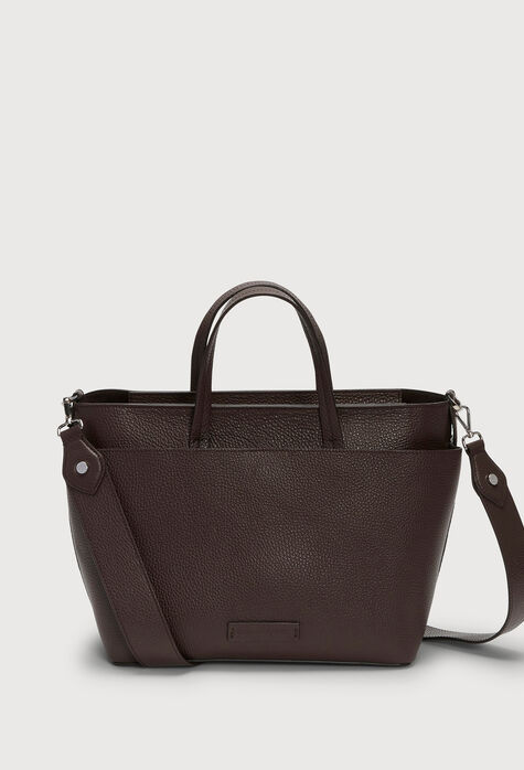 Fabiana Filippi Leather handbag, ebony PAD223F633H7690000