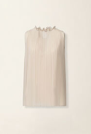 Fabiana Filippi Top plissé, beige Beige TPD216F250M3510000