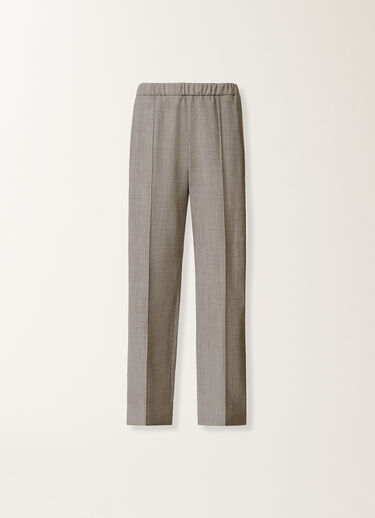 Fabiana Filippi Pantalone Gubbio in fresco lana bistretch, roccia melange Grigio PAD215F322L5230000