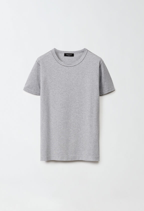 Fabiana Filippi Jersey T-shirt, pebble grey GREY JED224F278SK000000