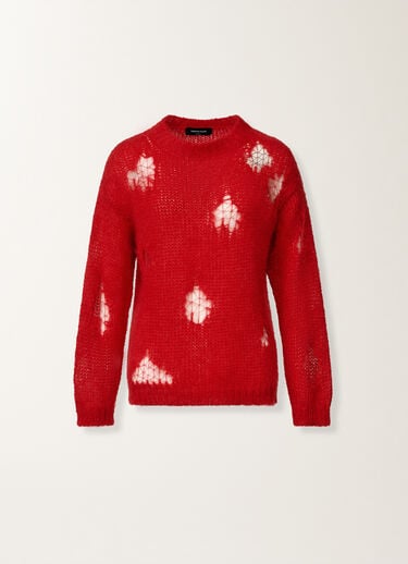 Fabiana Filippi Mohair sweater, lacquer Red MAD225F512L6330000