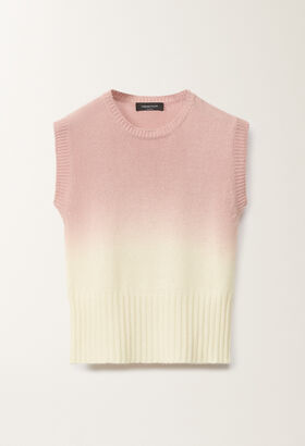 Fabiana Filippi Gradient platinum vest top, blush GREY MAD265F097L2330000