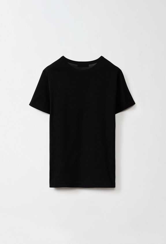 Fabiana Filippi T-Shirt aus Jersey, Schwarz SCHWARZ JED224F278SK000000