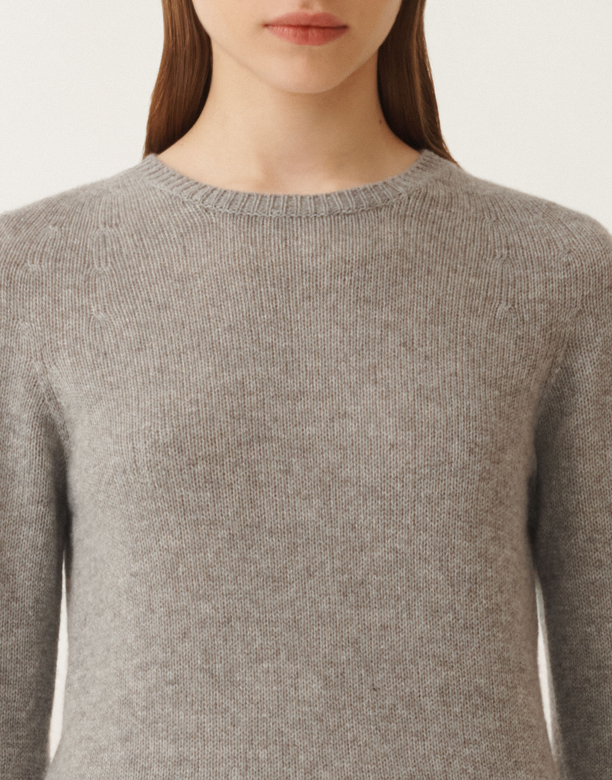 Cashmere sweater, rock grey for Women | Fabiana Filippi®