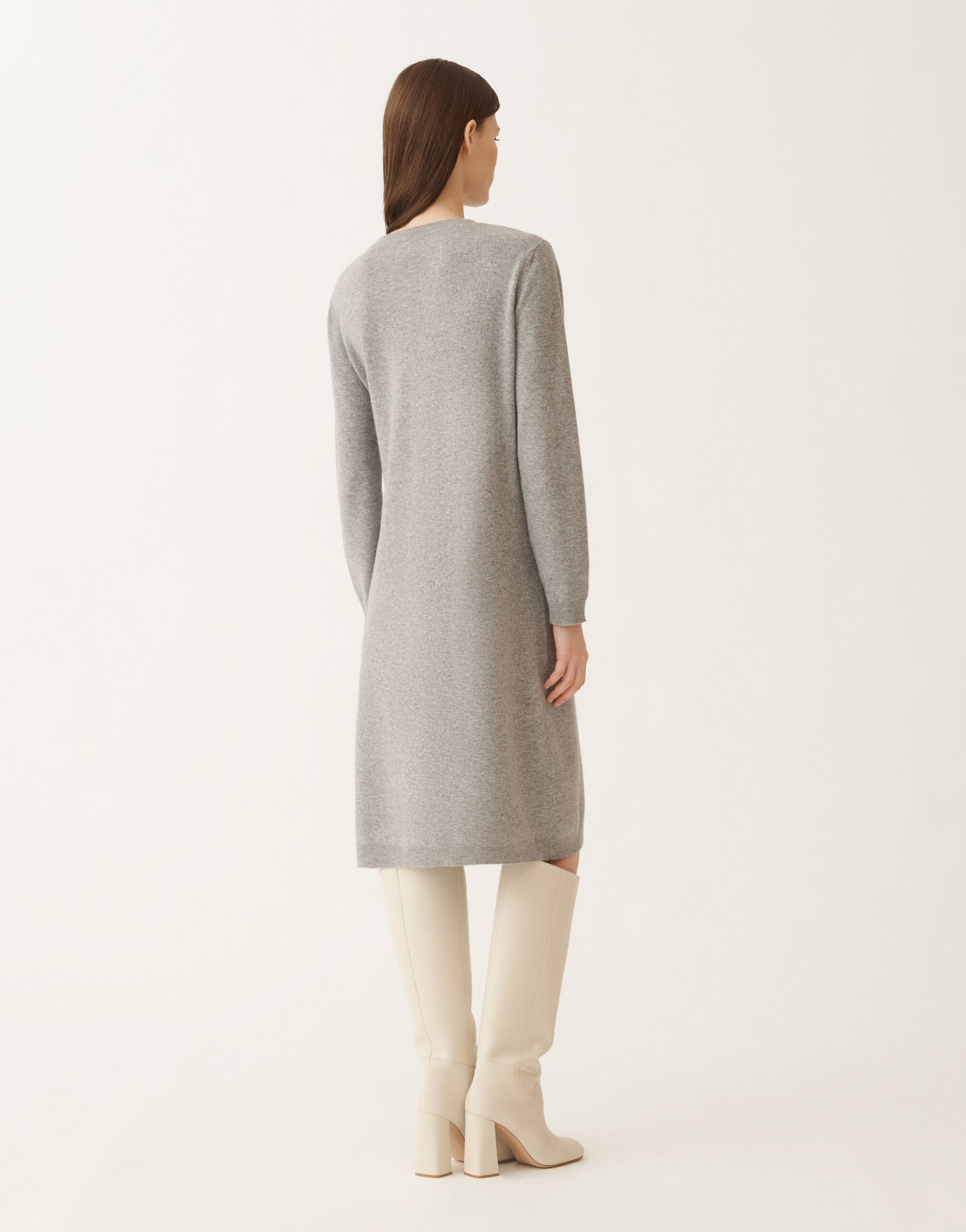 Fabiana Filippi Platinum dress, rock grey GREY ABD215F141L5170000