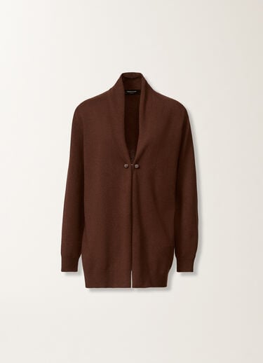 Fabiana Filippi Cardigan aus Platinum, ebenholzbraun Braun MAD215F059L5170000