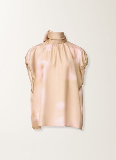 Fabiana Filippi Printed silk twill top, memento rosae MEMENTO ROSAE TPD276F748D9720000