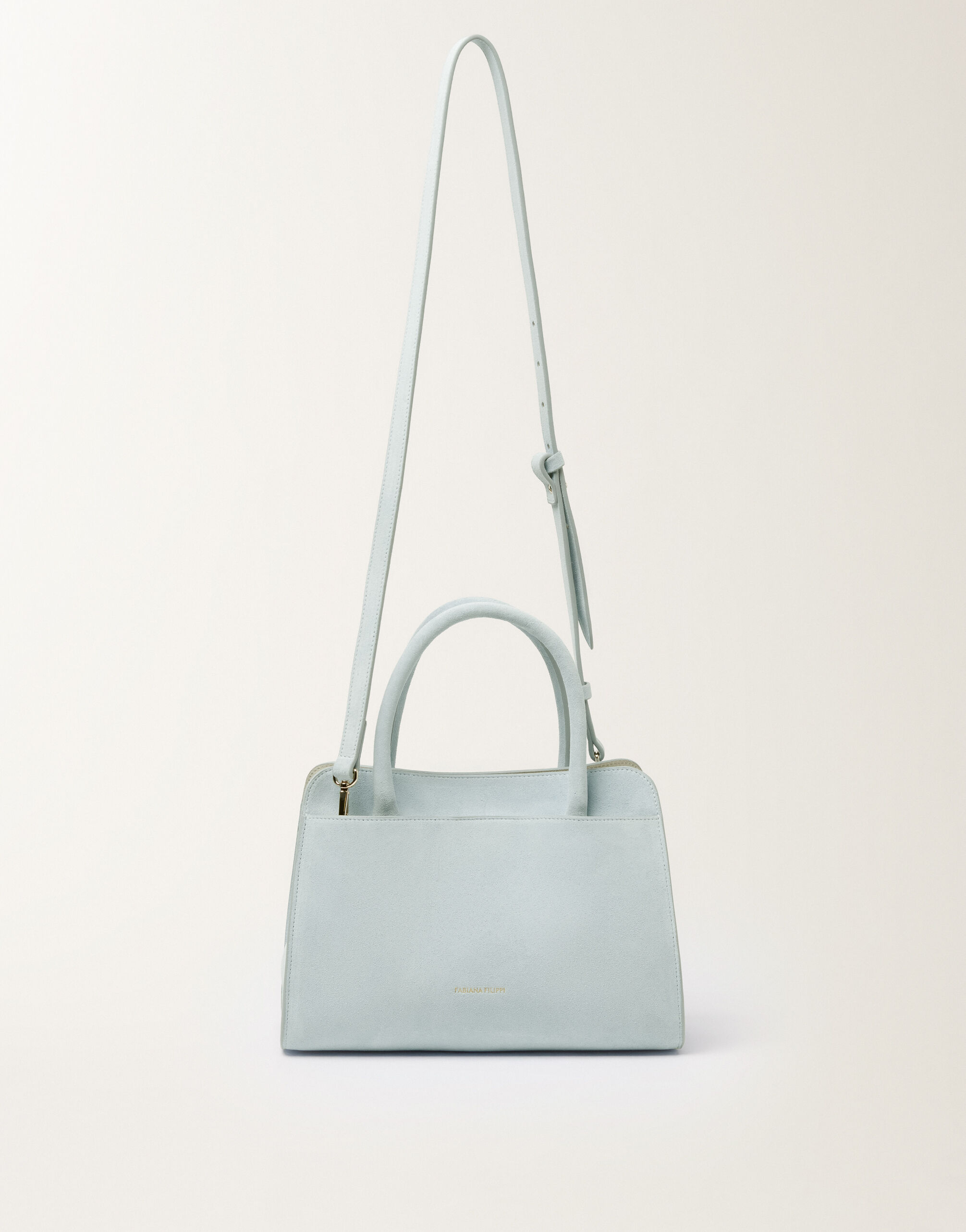 レディースSuede handbag, aqua バッグ | Fabiana Filippi® ファビアナ