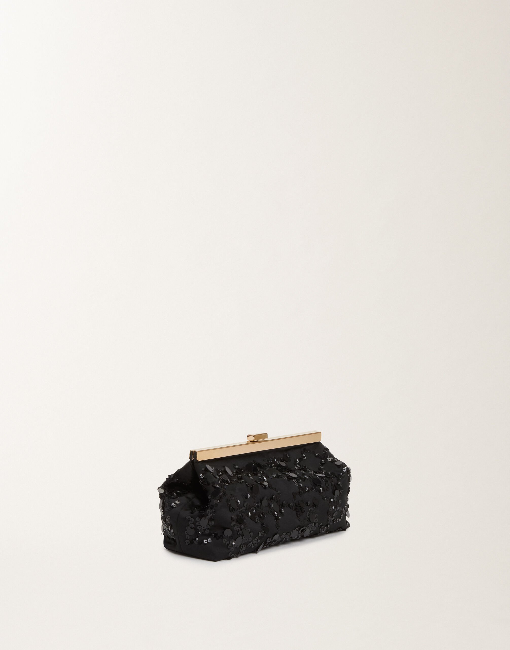 Fabiana Filippi Clutch with sequin embroidery BLACK BGD265A849L2560000