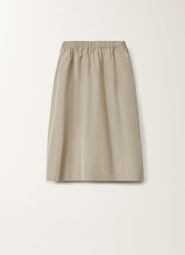 Fabiana Filippi Micro faille skirt, clay CLAY GND275F411L4600000