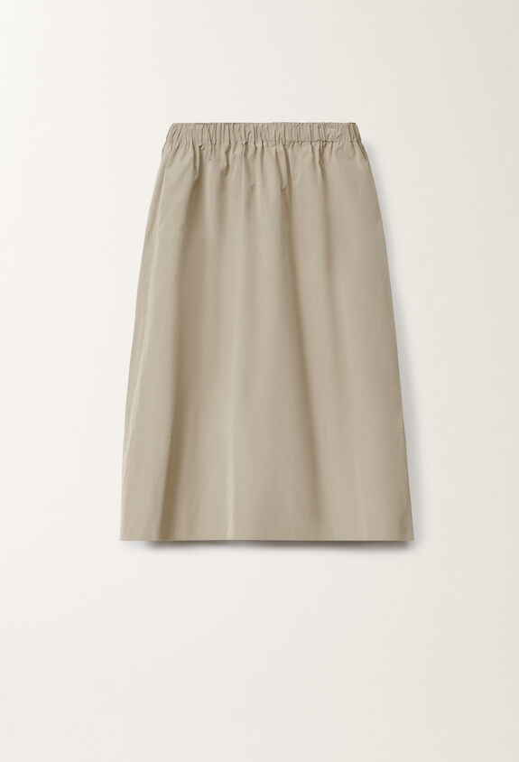 Fabiana Filippi Jupe en micro-faille, argile ARGILE GND275F411L4600000