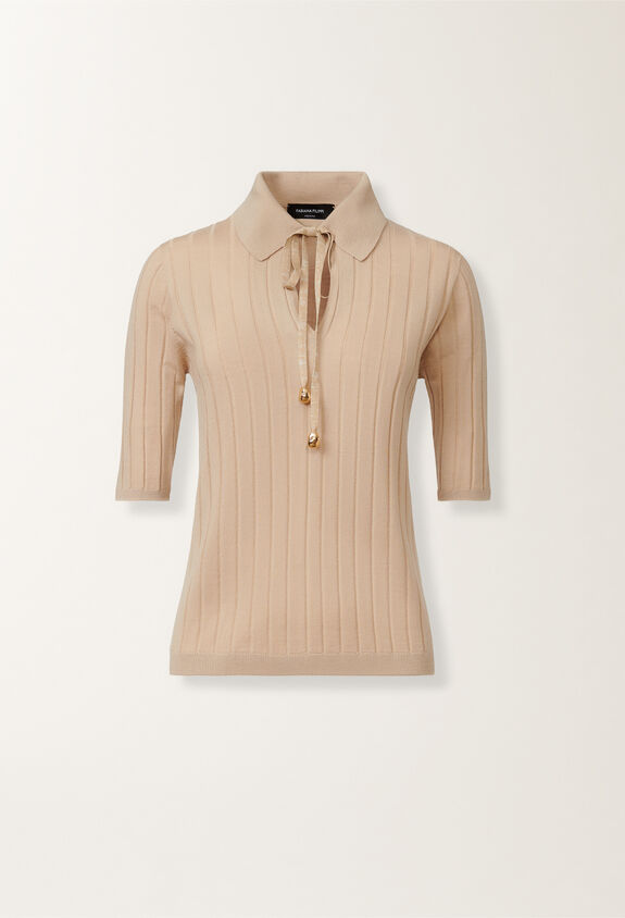 Fabiana Filippi Merino wool sweater, maple BEIGE MAD215F053N1250000