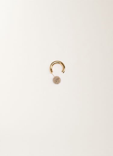 Fabiana Filippi Diamond wire circle earrings, camel GOLD BXD215A846L8440000