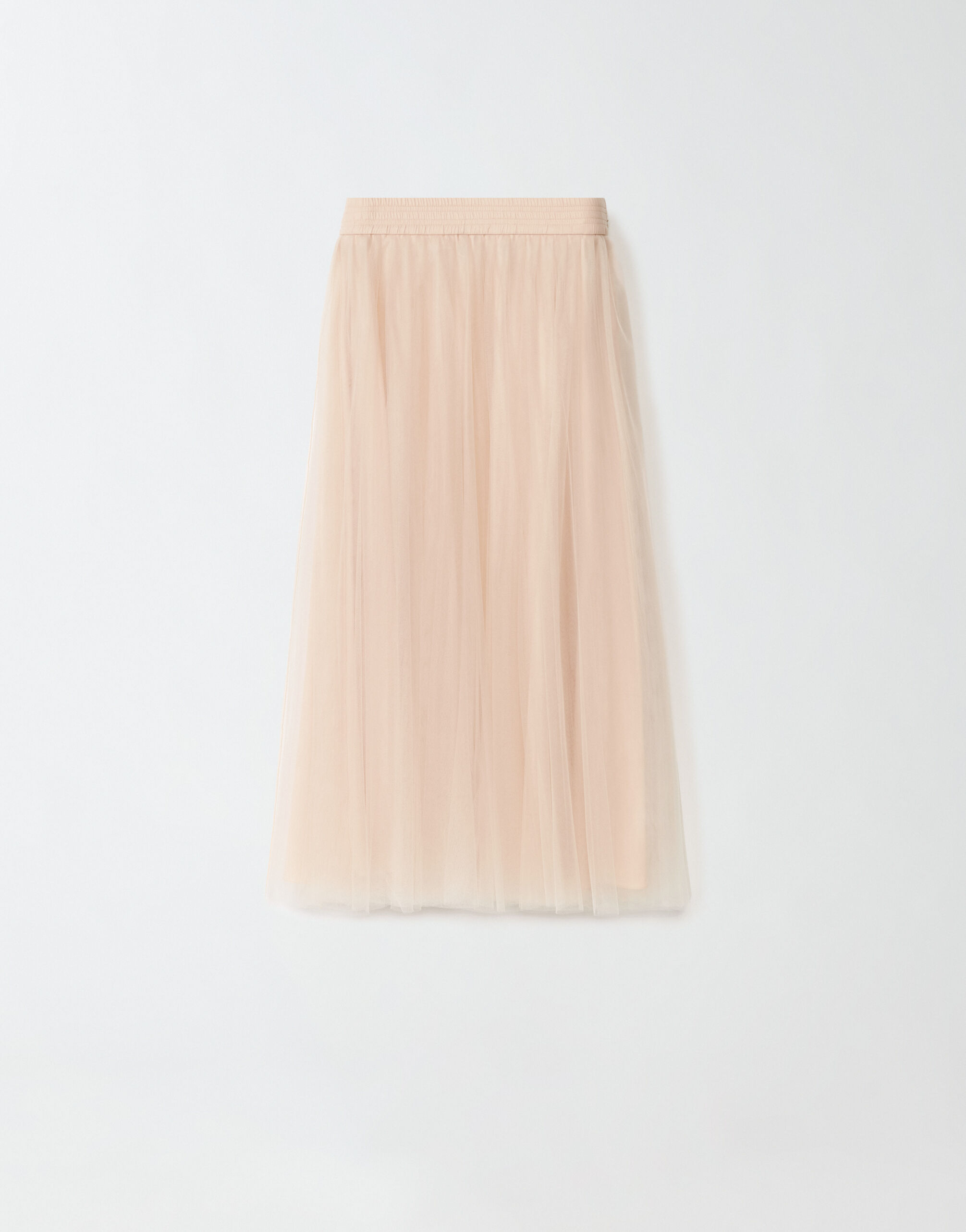 Fabiana Filippi WIDE TULLE SKIRT BUTTER TPD274F225V6910000