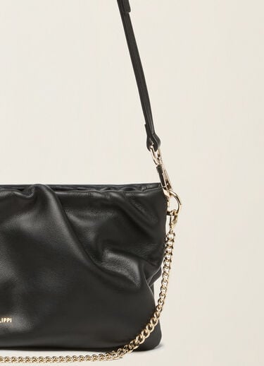 Nappa leather pouch, black Fabiana Filippi Nappa leather pouch, black Black BGD226A800M5660000