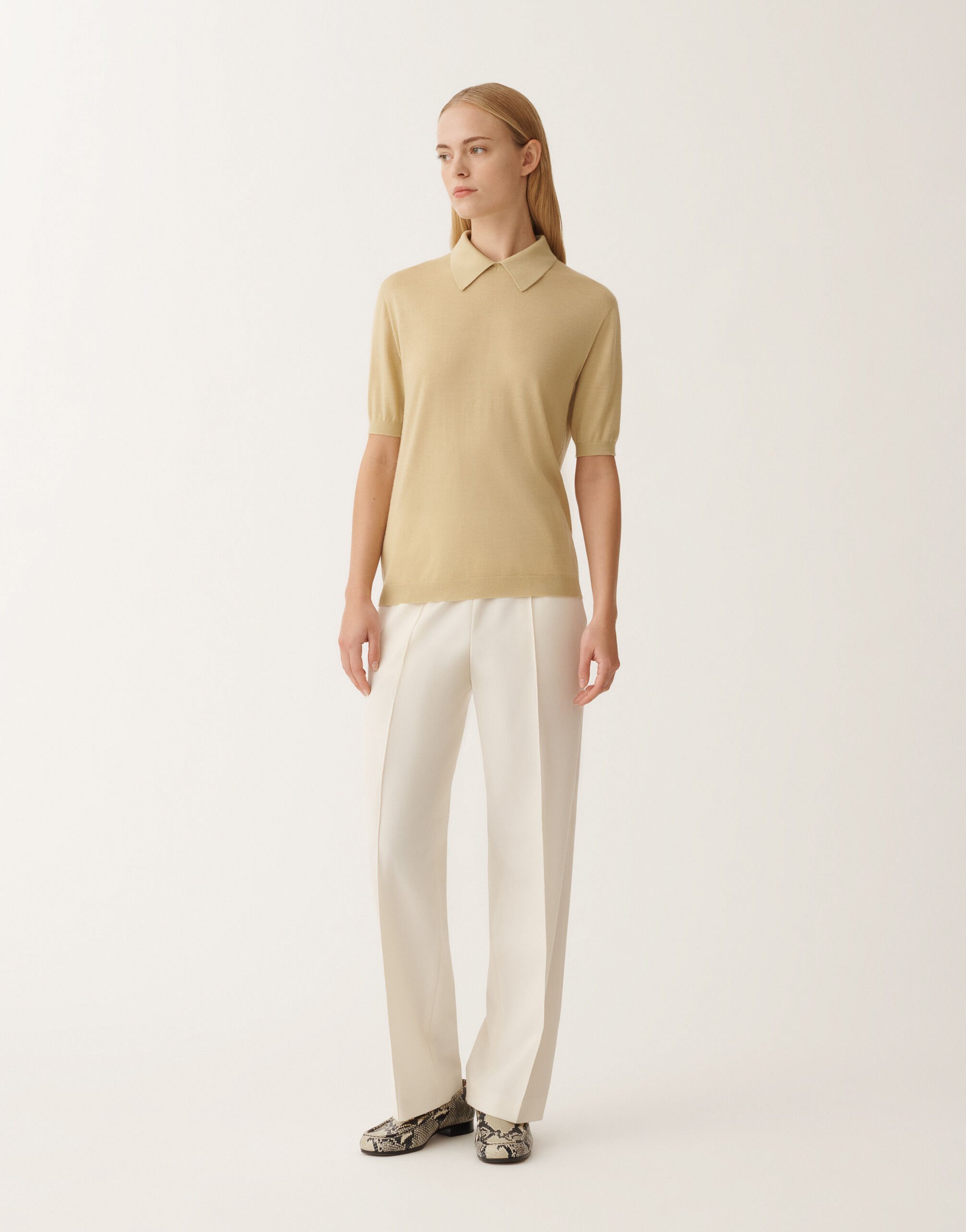 Fabiana Filippi Pullover aus Kaschmir und Seide, gold GELB MAD265F004N9070000