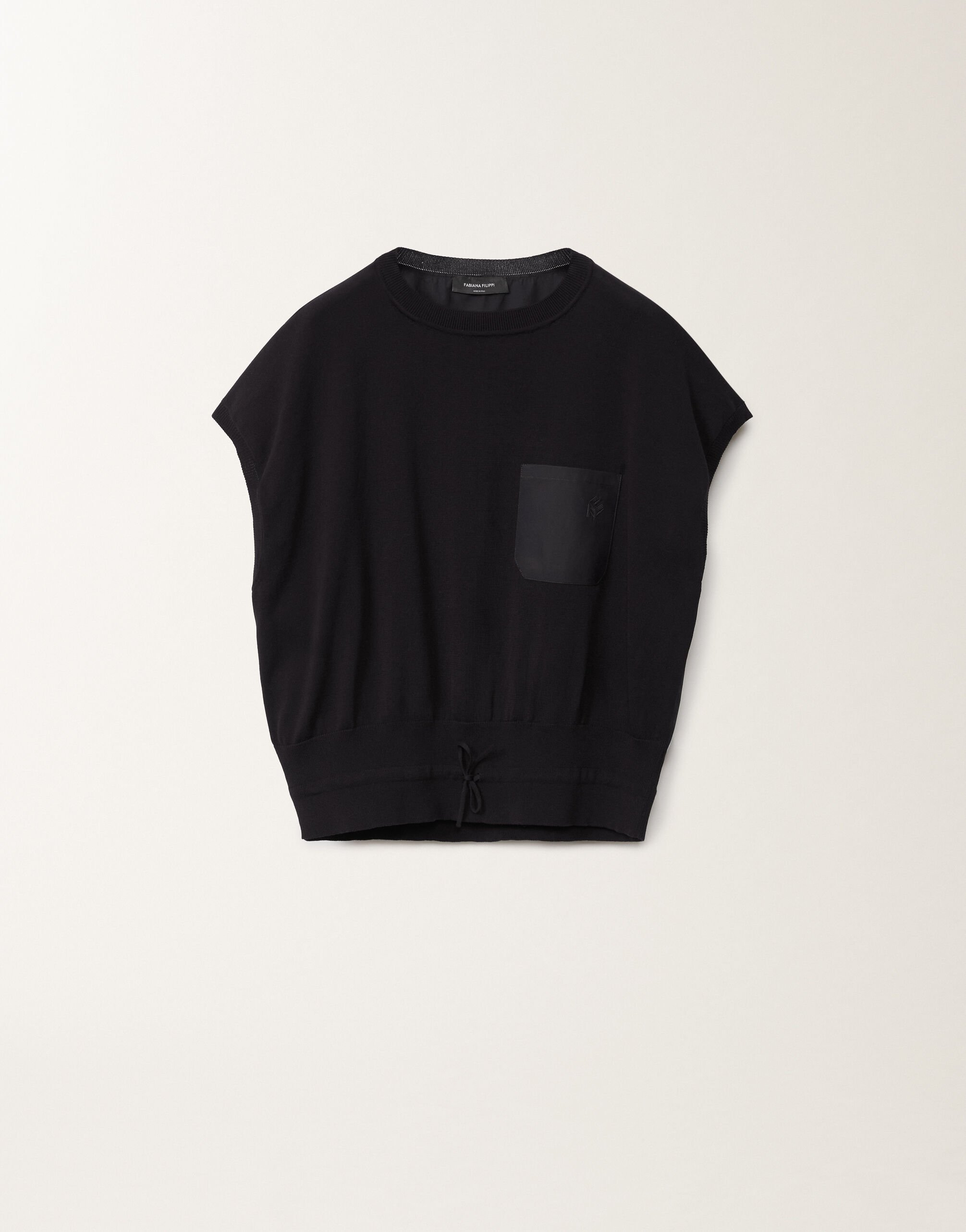 Fabiana Filippi Organic cotton sweater, midnight blue BLUE MAD275F549L3990000