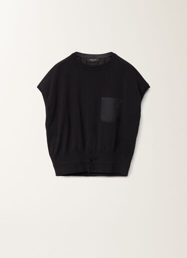 Fabiana Filippi Organic cotton sweater, midnight blue BLUE MAD275F549L3990000