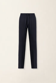Fabiana Filippi Pantalon jogging Spello en jersey point Milano, bleu nuit Bleu nuit PAD216F366M3100000