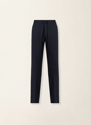 Fabiana Filippi Pantalon jogging Spello en jersey point Milano, bleu nuit Bleu nuit PAD216F366M3100000