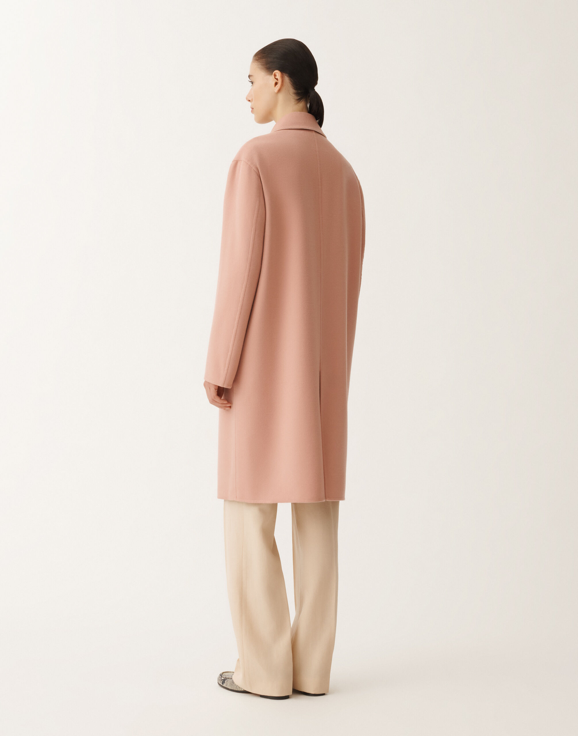 【★大人気★】fabiana filippi ☆ ダブルウールピーコート Double wool coat, blush for Women | Fabiana Filippi®