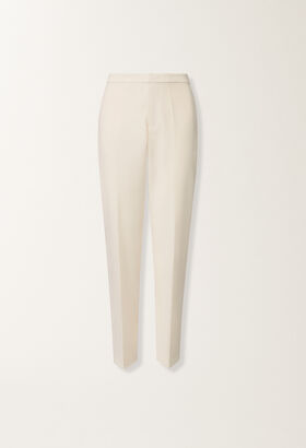 Fabiana Filippi Pantalone Montefalco in tecno tailoring, burro BIANCO PAD215F326L5300000