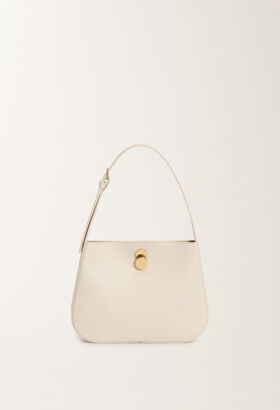 Fabiana Filippi Eclissi calfskin hobo bag, butter YELLOW BGD265A849L2120000