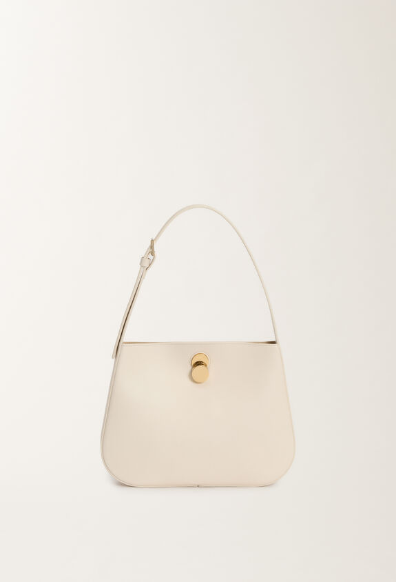 Fabiana Filippi Eclissi calfskin hobo bag, butter BUTTER BGD265A858L2140000