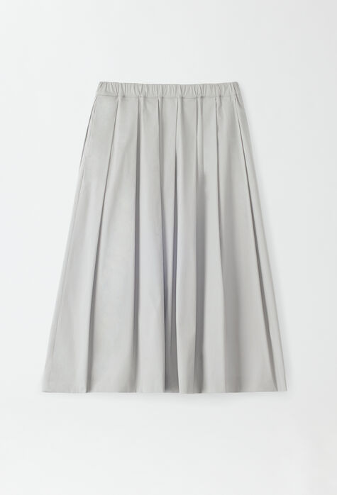 Fabiana Filippi Poplin skirt, light grey GND274F815H5400000