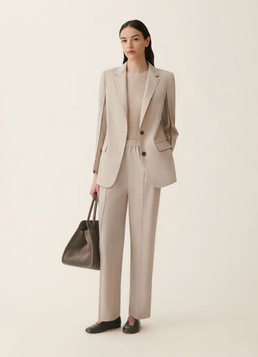 Gubbio trousers in bistretch cool wool, cachà Fabiana Filippi Gubbio trousers in bistretch cool wool, cachà Cachà PAD216F322M2760000