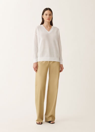 Fabiana Filippi Pullover aus Bio-Baumwolle, optisch weiß WEISS MAD275F546L3340000