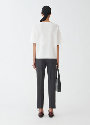 Fabiana Filippi Pullover aus Bio-Baumwolle, Weiß Weiß MAD264F097D2900000
