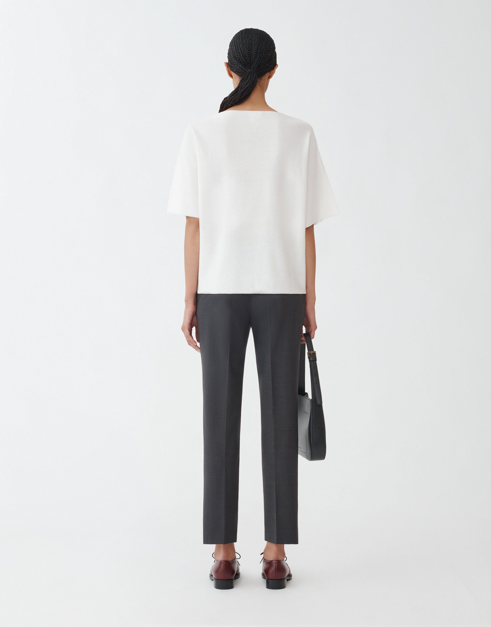 Fabiana Filippi Pullover aus Bio-Baumwolle, Weiß Weiß MAD264F097D2900000