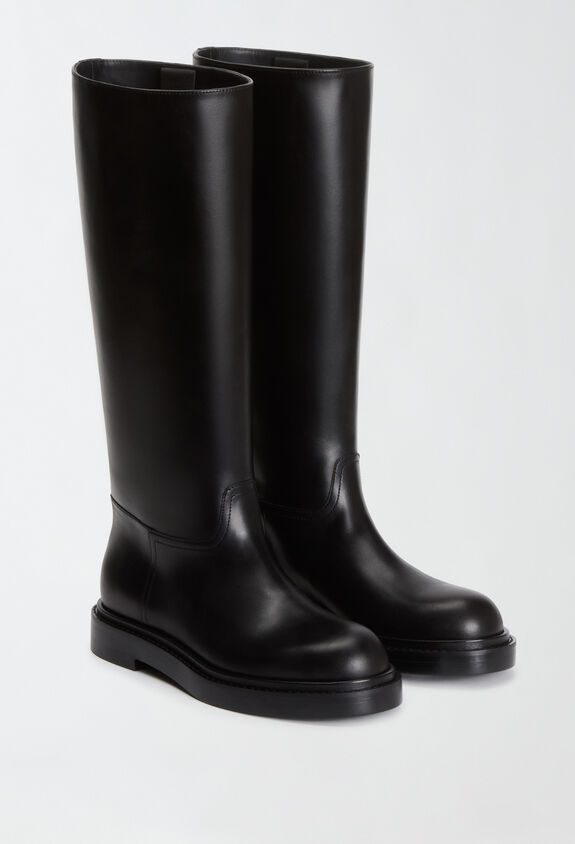 Fabiana Filippi Botte tube en cuir de veau, noir NOIR ASD224A981L1210000