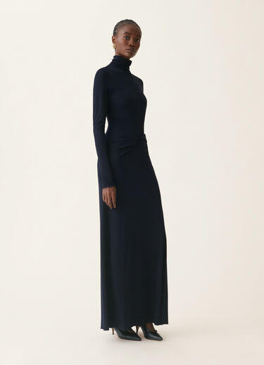 Fabiana Filippi Robe longue en jersey, bleu nuit Bleu nuit ABD216F137M2860000