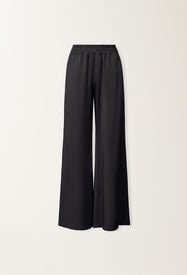 Fabiana Filippi Amelia trousers in midnight blue enver satin MIDNIGHT BLUE PAD266F291D9080000