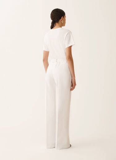 Fabiana Filippi Trevi pants in optical white poplin OPTICAL WHITE PAD266F456L5820000