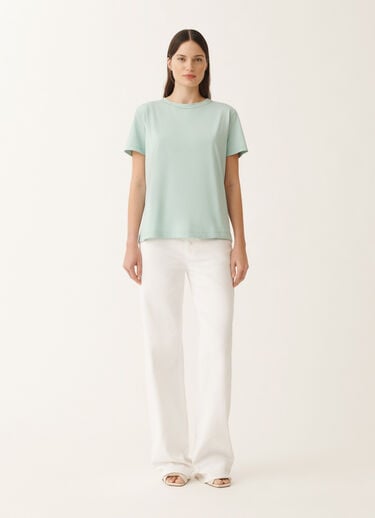 Fabiana Filippi Jersey T-shirt, aqua green AQUAGREEN JED265F278L1890000