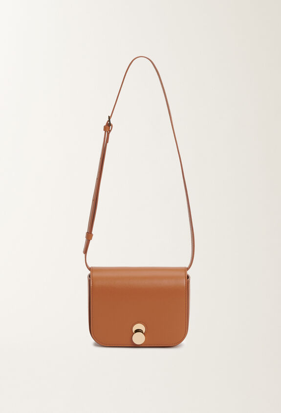 Fabiana Filippi Eclissi calfskin mini messenger bag, tan BROWN BGD265A860L2140000