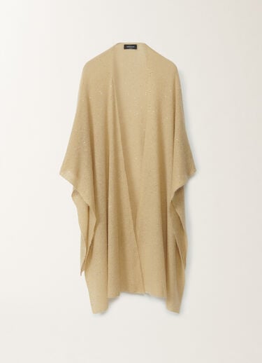 Fabiana Filippi Capa abierta de mohair, oro AMARILLO SAD265A811D8170000