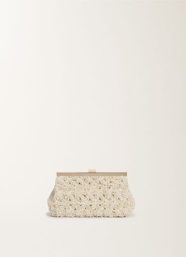 Fabiana Filippi Clutch in Makramee, mastix LEDER BGD265A849L2510000