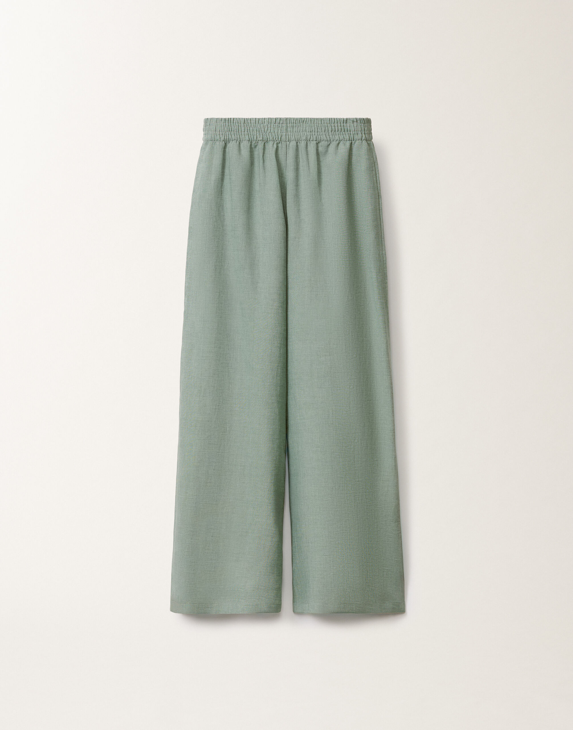 Fabiana Filippi Pantalon Amelia en toile de lin, bleu pétrole TURQUOISE PAD275F291D8350000