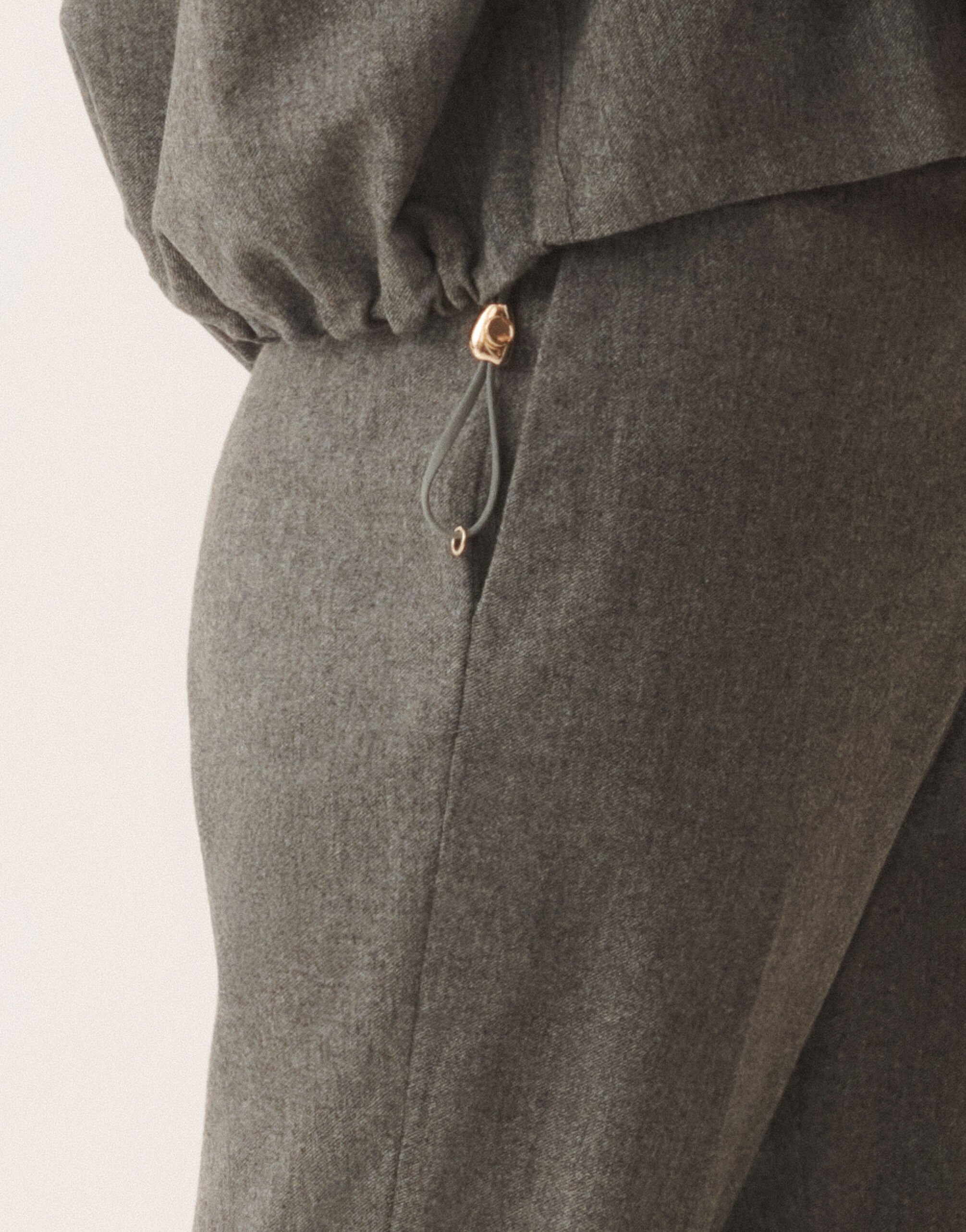 Fabiana Filippi Bomber en flanelle, rock Gris GCD225F555L6750000