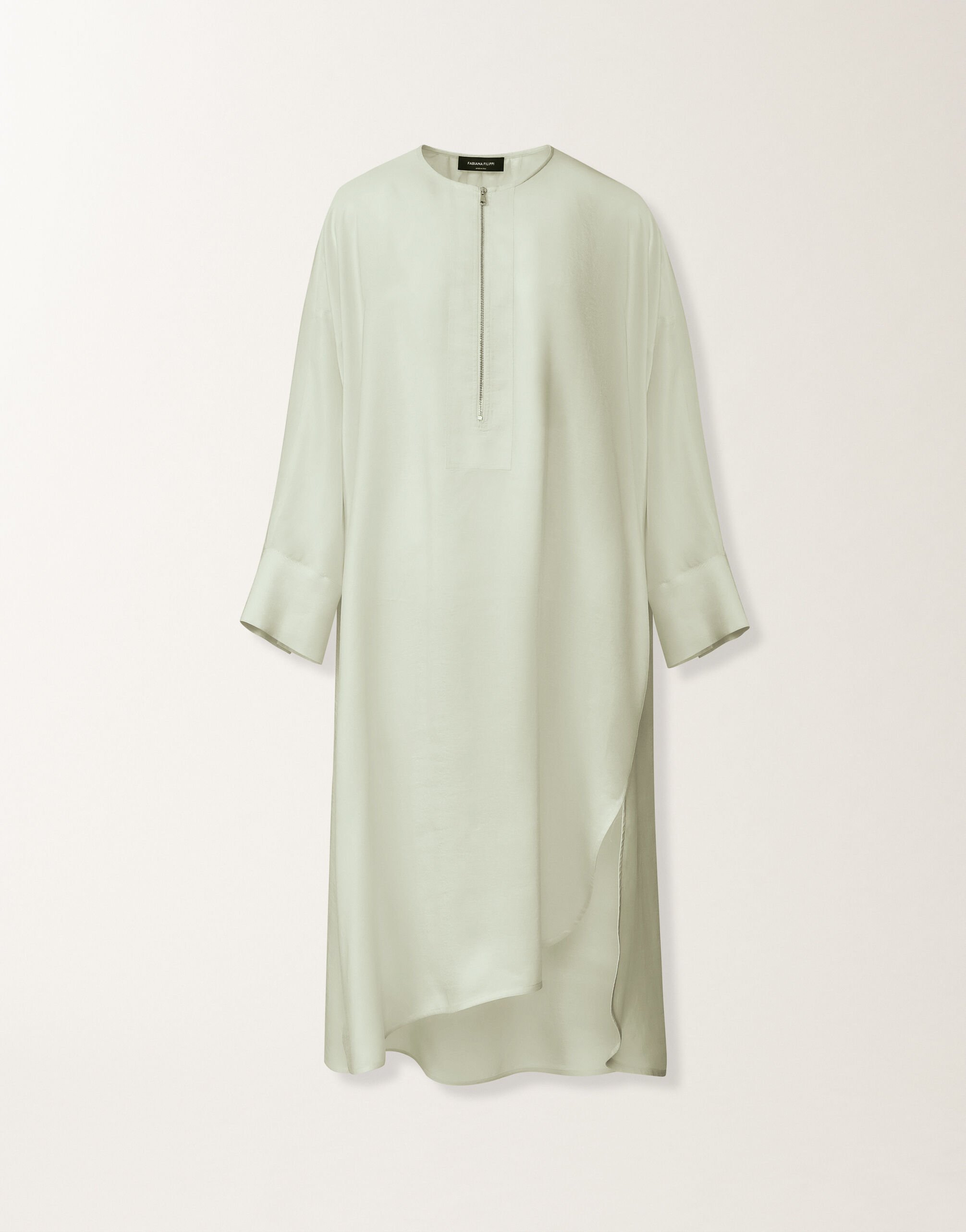 Fabiana Filippi Vestido midi fluido, verde Ghirri Verde Ghirri ABD266F183D9540000