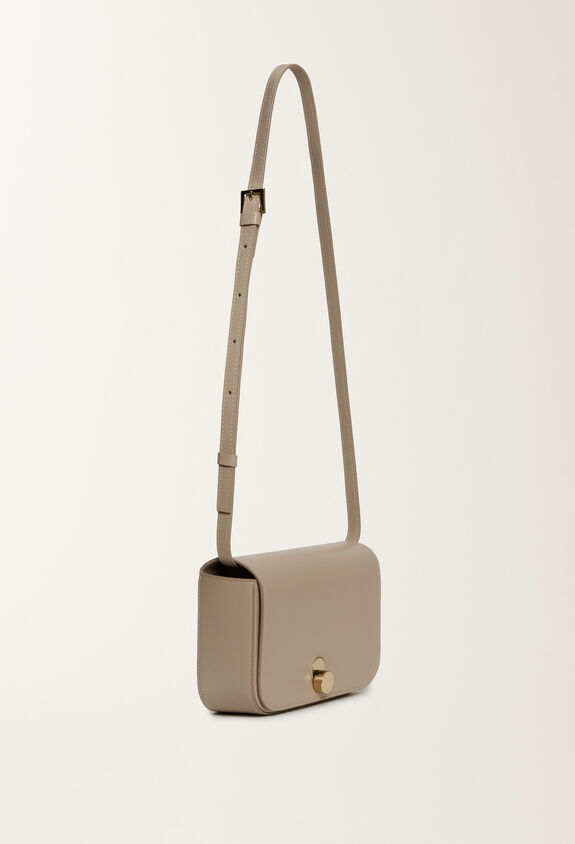 Fabiana Filippi Eclissi calfskin messenger bag, marble GREY BGD215A859L8030000