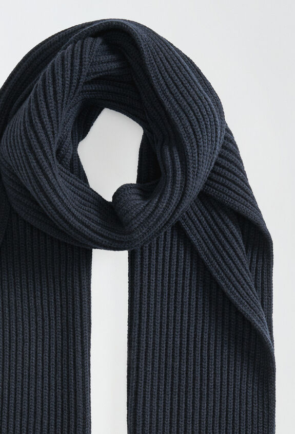Fabiana Filippi Platinum scarf, ink blue BLUE SAD214A812N1280000